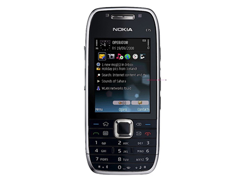 诺基亚E75销售是多少钱？ Symbian OS S60 v3.2运行内存： --重量139g