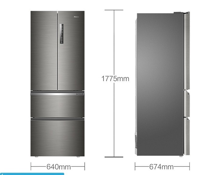 海尔327L法式多门官方电冰箱